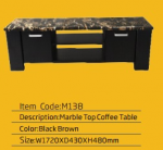Marble top TV stand