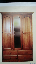 3 door 4 drawer 1200W wardrobes