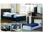 BE-503 Victor pu leather bed gas lifting