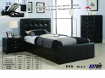 BE-515 Eva pu leather bed gas lifting
